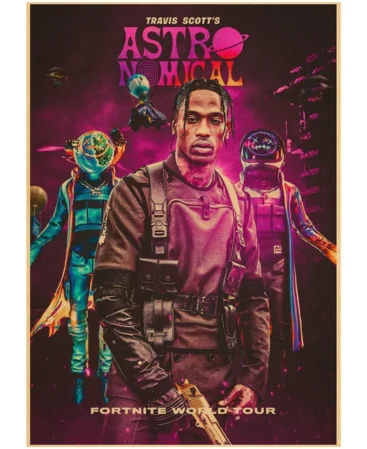 Utopia Astroworld Hip Hop Rap Music Star Posters