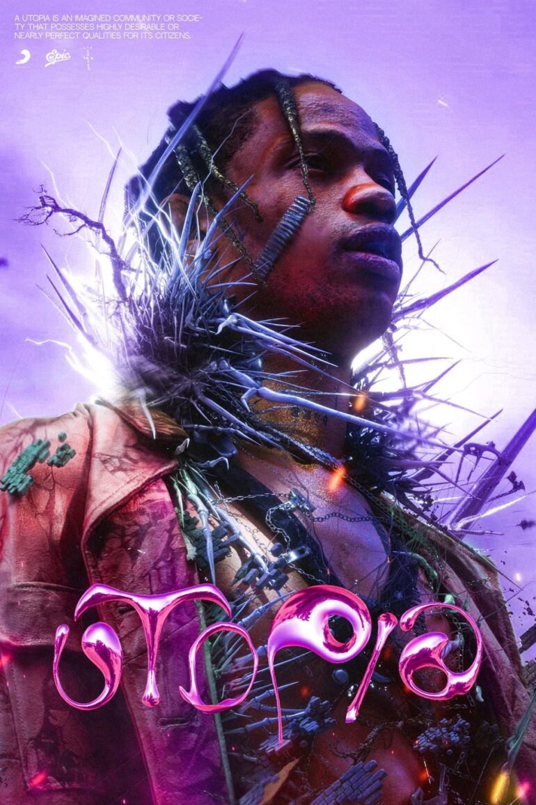 Travis Scott Utopia Poster